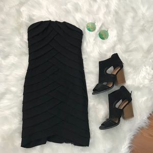 Black mini dress